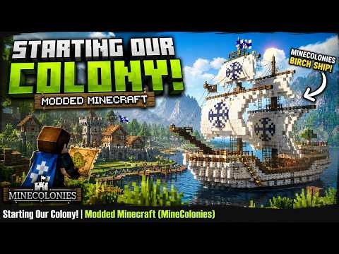 Starting the Perfect Colony in Minecraft! | MineColonies Ep. 1