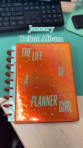 January 2026 Planner Theme: @Taylor Swift Debut Album • Month Sticker from @Scribble Prints Co. Taylor Swift Stickers from @Magical by Marissa Planner from @The Happy Planner Shop • #2026planner #january #january2026 #plannertok #taylorswift