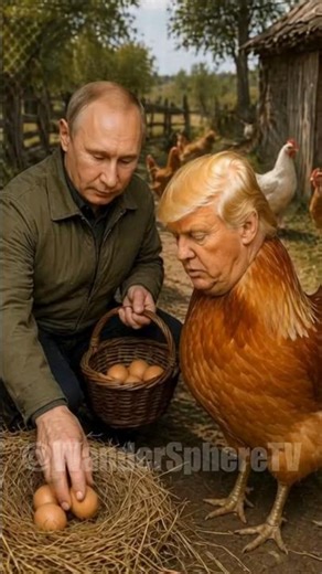Putin's Chicken #trump #funny #putin #comedyshorts