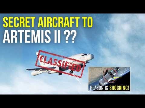 Why NASA Brought a Secret Aircraft to Artemis II Launch?!