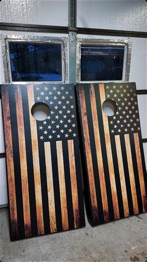 Custom Cornhole Boards! #diy #woodscraft #woodworking #wood