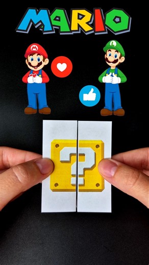 Guess the SUPER MARIO Characters ❤️💚❓ Super Mario Galaxy 🔥 #feedshorts #supermario #art #diy #mario