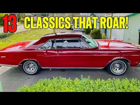 13 Iconic Classic Cars with Engines That Still Roar Today!