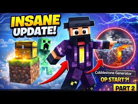 Unlimited Cobblestone?! 😱🔥 One Block #2 #thecanopygaming #minecraft #trending #youtubegaming #viral