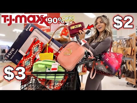 TJMAXX AFTER NEW YEARS LUXURY SALE SHOPPING SPREE! RED TAGS ON LUXURY, DESIGNER & MORE!