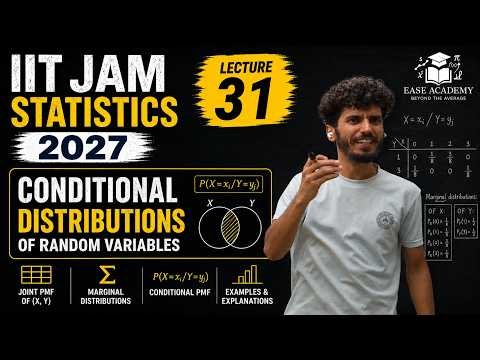 Lecture 31 | IIT JAM Statistics 2027 | Marginal Distributions of Random Variable
