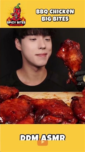 Big BItes BBQ Chicken Mukbang ASMR