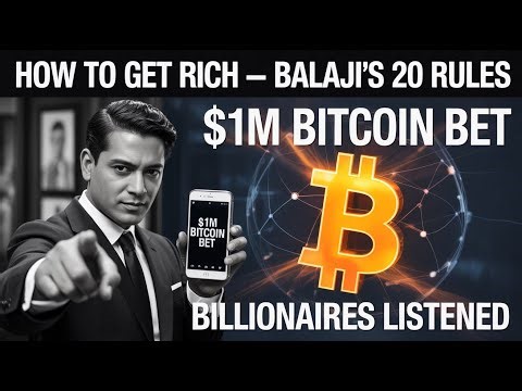 How To Get Rich Without Anyone Knowing - Balaji’s 20 Rules Behind the $1M Bitcoin Call