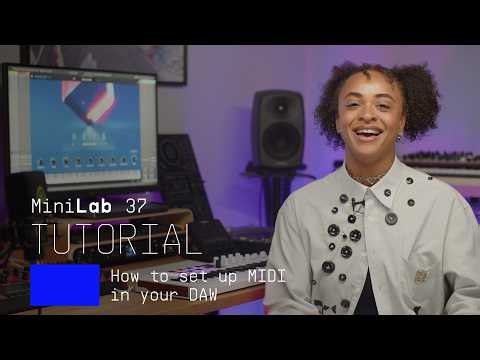 MiniLab 37 | How to setup MIDI in your DAW