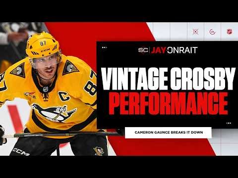 ‘From start to finish, Sidney Crosby was so dominant’: Gaunce on vintage Crosby performance