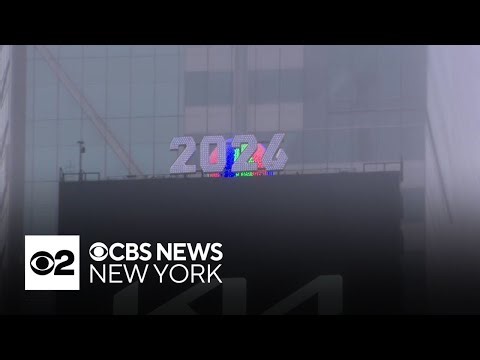 Final preps underway in Times Square for New Year's Eve 2026