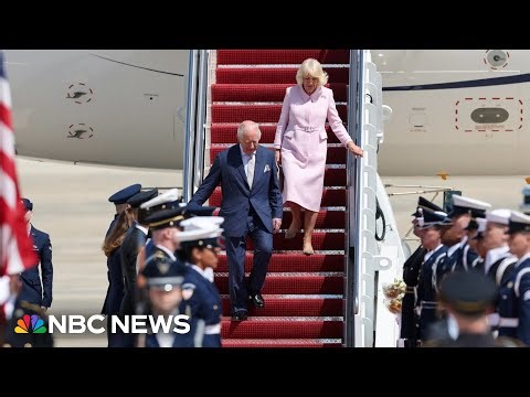 King Charles and Queen Camilla arrive at Joint Base Andrews for state visit