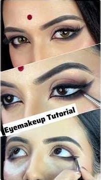 Bold Black Eyemakeup #eyemakeuptutorial #eyeshadowtutorial #bridaleyemakeup