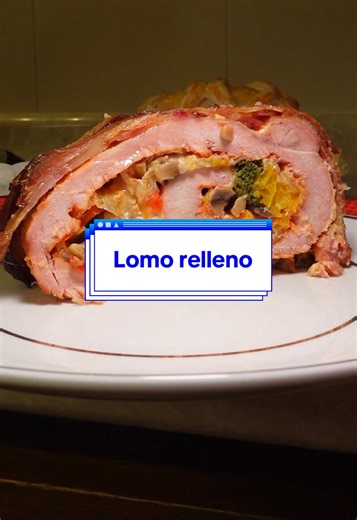 Receta lomo relleno | Para esta Navidad quiero hacerles mi lomo relleno. Este fue uno de los primeros que hice en casa. Espero que les guste tanto como a mi. #lomorelleno #recetasfaciles #recetasnavideñas #AprendeEnTikTok #abueangierecetas