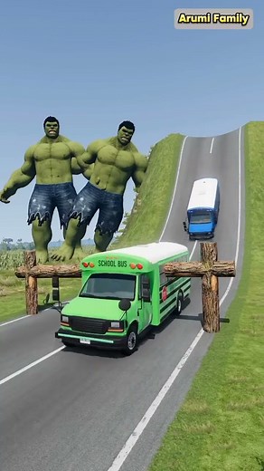 Massive Truck & Car | Beamng Crash - A Visual Feast #shorts #beamng #vfx #beamngdrive