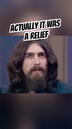 The Beatles breakup was a relief for George Harrison