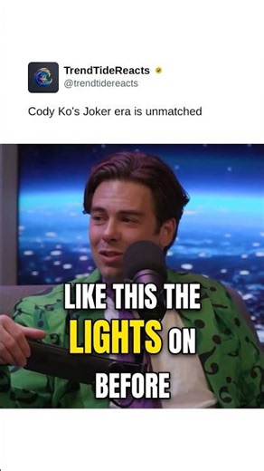 Cody Ko's Joker era is unmatched