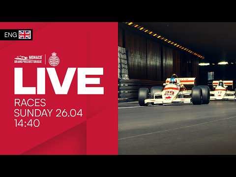 🛑 Races LIVE Sunday Afternoon (ENG) | Grand Prix de Monaco Historique