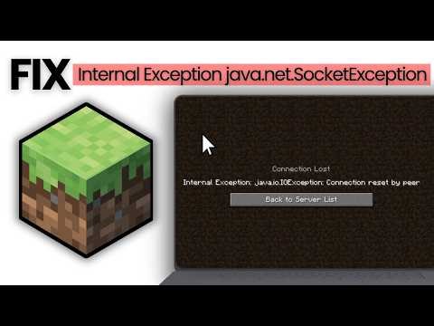How to Fix Internal Exception Java.net.SocketException in Minecraft (2026)