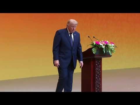 President Trump and Chinese President Xi attend state banquet in Beijing | Highlights