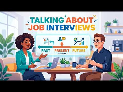 Talking About Job Interviews in English: Answer Like a Pro | English Podcast Conversations (A1–B1)