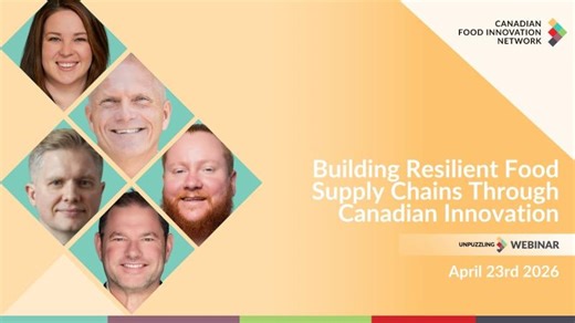 Building Resilient Food Supply Chains Through Canadian Innovation | Luke Scales