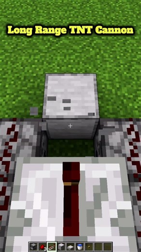 Long Range TNT Cannon #AttackGamerr #minecraft #shorts #shortvideo #trending #viral