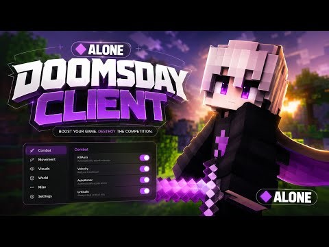 Doomsday Client - The Best PvP Hacked Client For Minecraft in 2026 For Free! (1.8.9 - 1.21.11+)