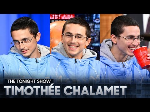 Timothée Chalamet Pitches Marty Supreme to America, Plays Beer Pong with Jimmy | The Tonight Show