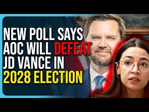 New Poll Says AOC Will DEFEAT JD Vance In 2028 Election, Debate Erupts