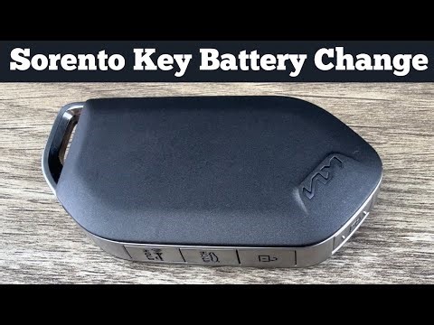 2024 - 2026 KIA SORENTO Key Fob Battery Replacement - How To DIY Change Replace Remote Batteries