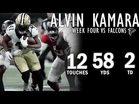 Alvin Kamara Week 4 Highlights | NFL 2026 - New Orleans Saints