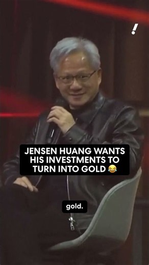 Jensen Huang wants his investments to turn to gold in Germany. 😂 🇩🇪