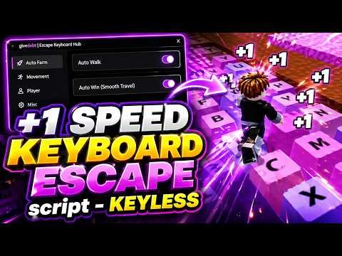 [KEYLESS] +1 Speed Keyboard escape script - (Auto Walk and more)