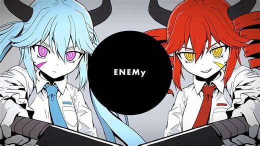 【中译版】ピノキオピー - [ENEMy/敌人]えねみぃ feat. 初音ミク・重音テト / ENEMy
