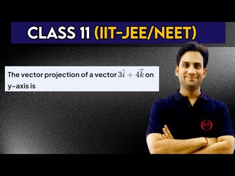 The vector projection of a vector 3î + 4ĵ on y-axis is :