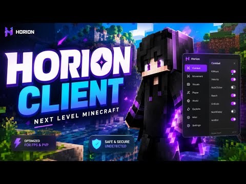 Horion Client (26.24+) - Best Minecraft Bedrock Hacked Client in 2026 | MCBE Free