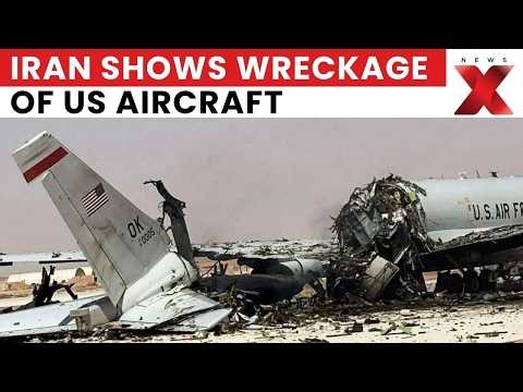 Iran-US War: Iran Shows Footage of U.S. Black Hawks and C‑130 Destroyed in Isfahan Rescue Mission