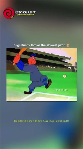 Bugs Bunny playing baseball 😂 #shorts #cartoon