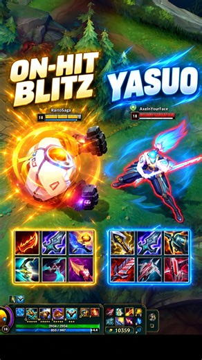 ON-HIT BLITZCRANK vs YASUO #leagueoflegends
