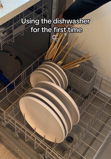 LETS FIGURE THIS OUT 😭 #dishwasher #apartmenttour #moving #chores #house