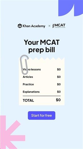 Free MCAT Test Prep at Khan Academy