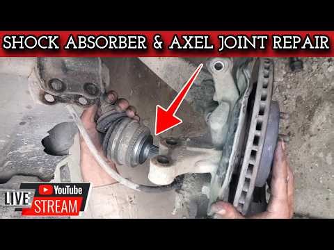 🔴 Live: Stuck Axle & Shock Absorber Removal Trick!