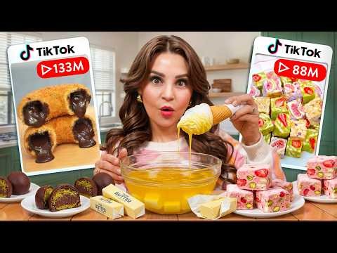 I Tried The MOST VIEWED TikTok Dessert Trends!
