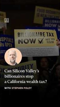 Can Silicon Valley’s billionaires stop a California wealth tax? | FT #shorts