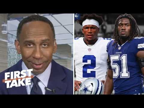 FIRST TAKE | Cowboys are a legit Super Bowl contenders - Stephen A. on Dallas draft Downs & Lawrence