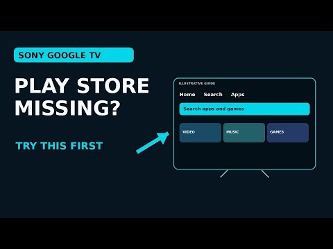Sony Google TV: Play Store Missing? How to Install Apps