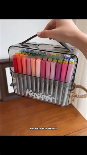₹500 Ka Jumbo Sketch Brush Pen Set 🎨😍 Amazing Colors for Art Lovers ✨ #schoolsupplies #stationery