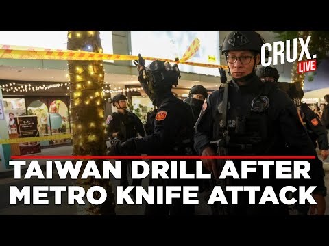 LIVE | Taiwan Holds Anti-Attack Drill At Train Station After Deadly Knife Rampage at Taipei Metro