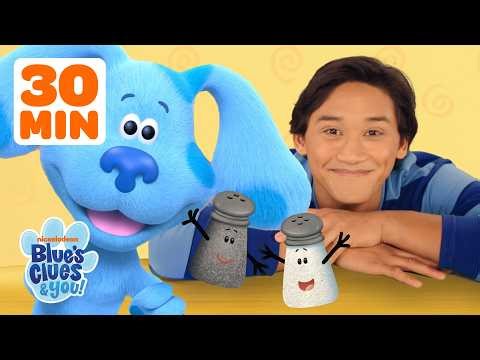 30 Minutes with Blue, Josh & the Spice Family!🧂🐾🤍 | Blue's Clues & You